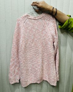 Cozy Peach Knit Sweater