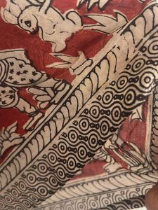 Unique Kalamkari Printed Saree