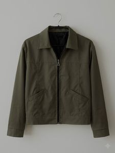 Chic Olive Green Bomber Jacket