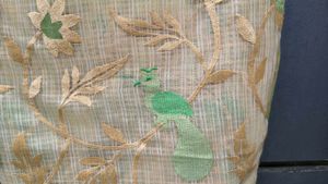 Green saree(cotton)