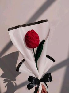 Handmade Crochet Tulip Bouquet