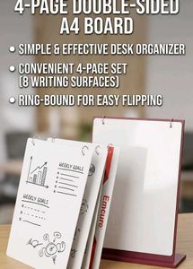 A4 size 4 sheets marker board