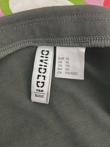 H&amp;M Comfortable Olive Green Maxi Skirt