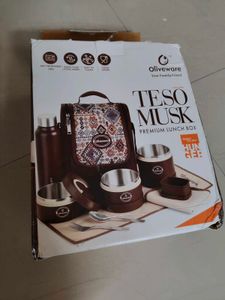 Oliveware  Steel New With Tag Lunch Bo