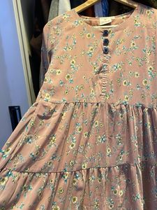 Floral Print Tiered Dress