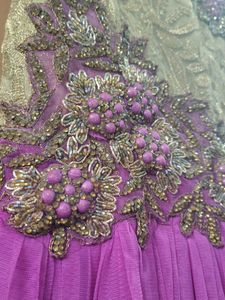 Stunning Magenta Ethnic Gown