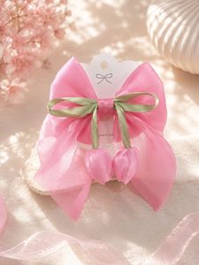 Cute Pink Bow Hair Clip