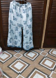 Blue Ikat Print Kurta