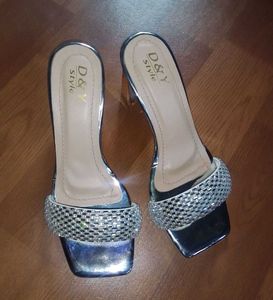 Sparkling Block heel