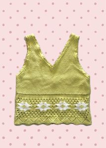Crocheted cami