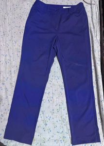 Vibrant Royal Blue Wide Leg Trousers