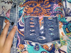 Bohemian Print Tie-Front Shirt