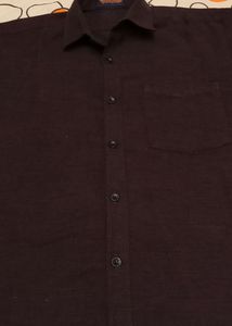 Beautiful Casual Unused Shirt - Wine Red