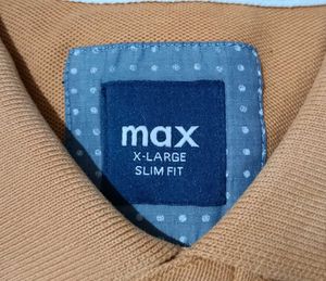Men's Mustard Polo T-Shirt