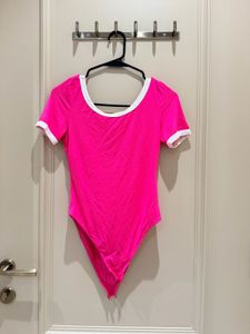 Stylish Pink One-Piece Swimsuit