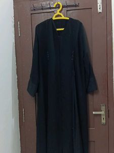 Elegant Black Embellished abhaya
