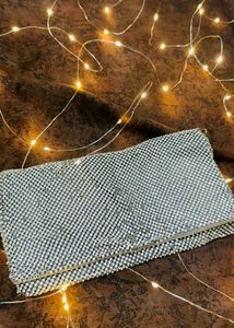 Sparkly Rhinestone Clutch Bag