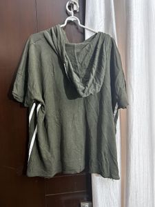 CROP T-SHIRT WITH HOODIE✨