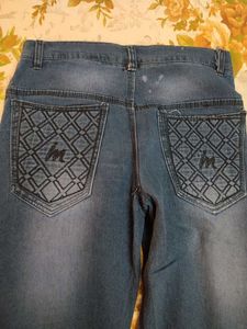men's Classic dark Blue Denim Jeans