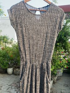 Ribbed Jumpsuit with Pockets