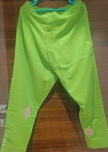 Green Embellished Kurta