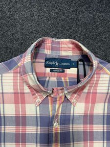 Men's Plaid Button-Down Shirt