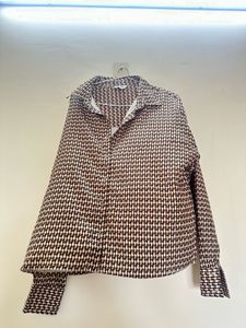 Chic Houndstooth Print Shirt