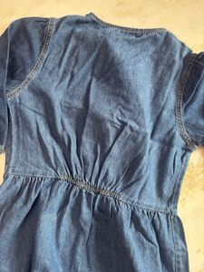Chic Bow knot Denim Dress