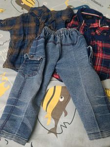 Kids Jeans &amp; Shirts Set