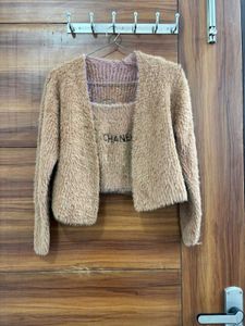 Cozy Fuzzy Cardigan Set