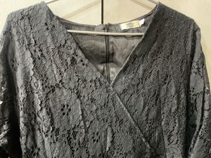 Elegant Black Lace Dress