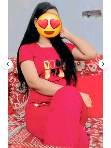 Maroon T-shirt and Pant Set