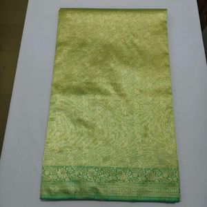 Elegant Green Banarasi Silk Saree