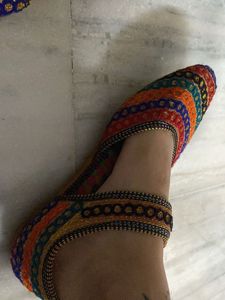 Handmade Embroidered Ethnic Flats