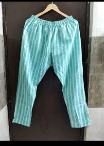 Teal &amp; White Printed Kurta