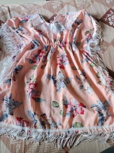 Boho Floral Kaftan Dress