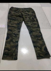 Camo Flare Jeans with Studs size 28 to 30