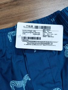 Fun Zebra Print Boxer Shorts XXL size