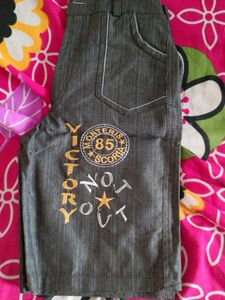 Tshirt And Half Pant Set For 4-5 Year
