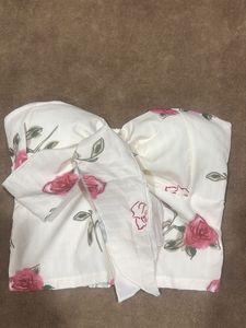 Floral Print Bustier Top