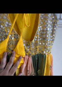 Sale!!festive offer !!Sequined Ombre Ethnic Gown