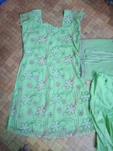 Fluorescent 💚 Green Salwar Kameez Suit