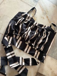 Striped Spaghetti Strap Dress