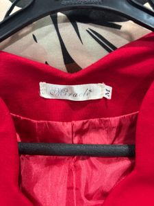 Red Fitted Blazer
