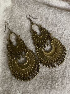 Boho Ethnic Jhumka Earrings
