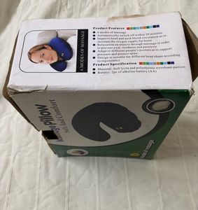 Vibrating U Shape Neck Massage Travel Pillow
