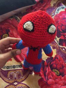 Crocheted Spiderman Toy