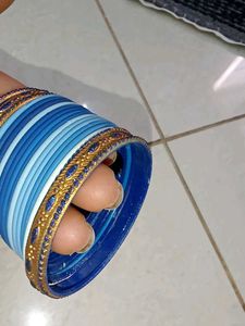 Ocean Blue Bangle Set