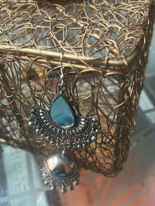 3 layered Neckpiece ,Jhumka Earrings