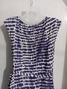 Women's Sleeveless Print Sheath Dress